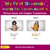 My First Slovenian Words for Communication Picture Book
