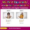 My First Esperanto Words for Communication Picture Book