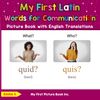 My First Latin Words for Communication Picture Book