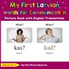 My First Latvian Words for Communication Picture Book