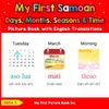My First Samoan Days, Months, Seasons & Time Picture Book