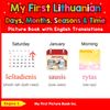 My First Lithuanian Days, Months, Seasons & Time Picture Book