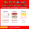 My First Latvian Days, Months, Seasons & Time Picture Book