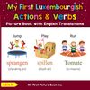 My First Luxembourgish Action & Verbs Picture Book