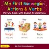 My First Norwegian Action & Verbs Picture Book