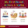 My First Finnish Action & Verbs Picture Book