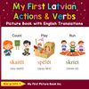 My First Latvian Action & Verbs Picture Book