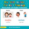 My First Bosnian Family & Feelings Picture Book