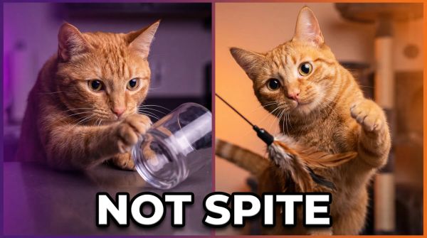 Why Do Cats Knock Things Over? The Predatory Science Behind the Chaos