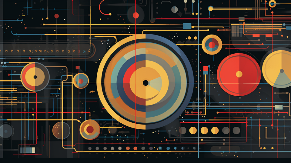 Cover image: Abstract illustration off circles, charts, and lines suggesting iteration and quantified business.