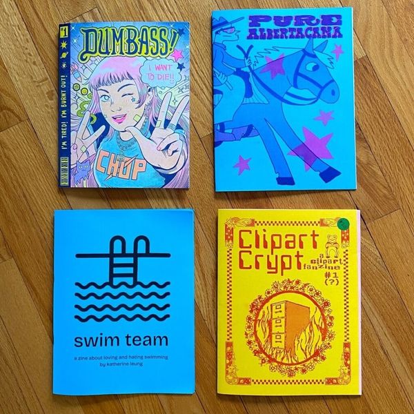 Tabloid-size zine