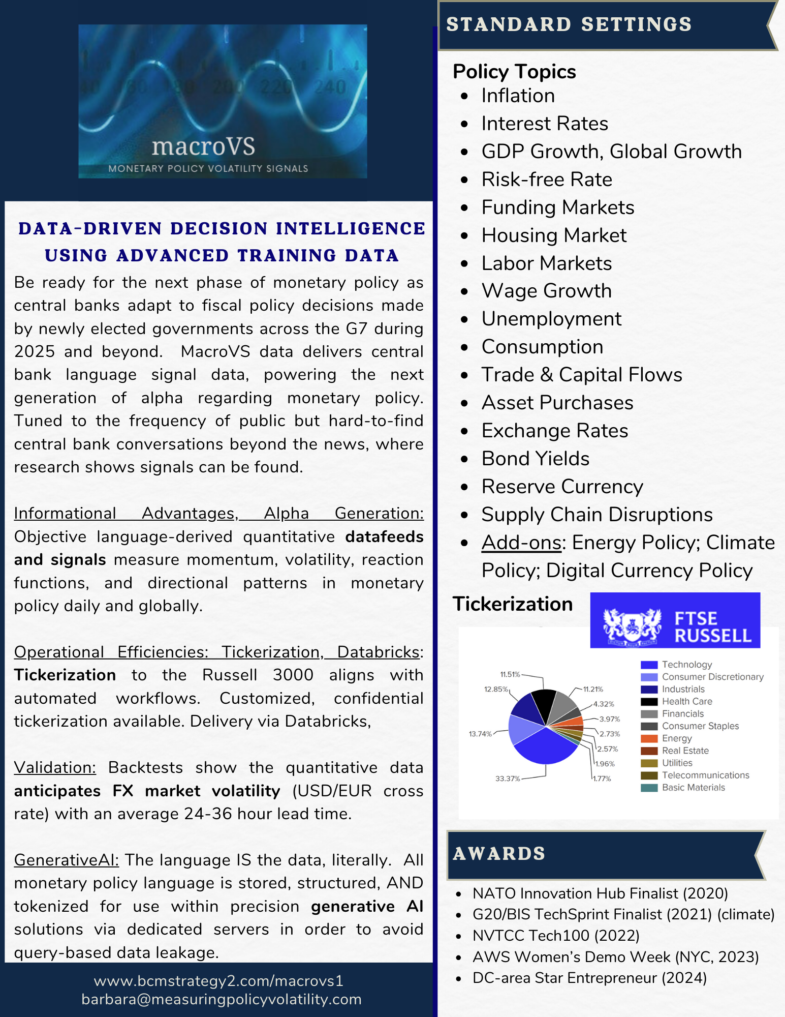 An Overview of BCMStrategy's Monetary Policy Data Product Offering