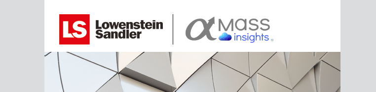 The Lowenstein Sandler and Amass Insights logos