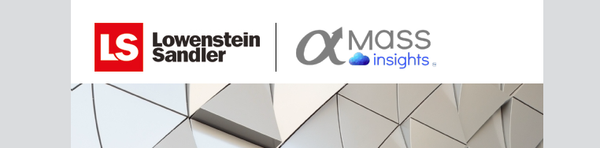 The Lowenstein Sandler and Amass Insights logos