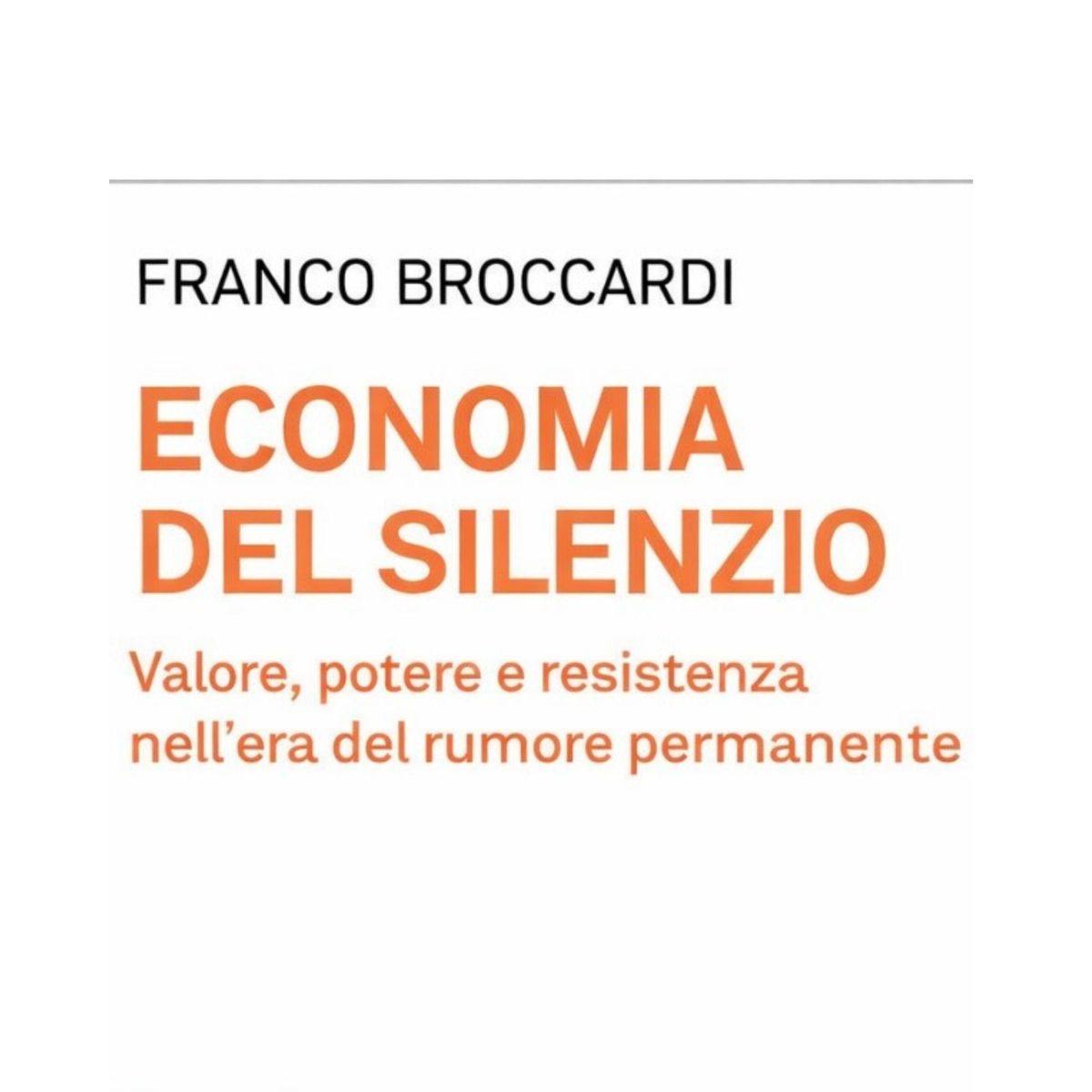 "Economia del Silenzio"