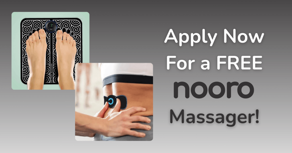 FREE Nooro Whole Body Massager and the Nooro Foot Massager