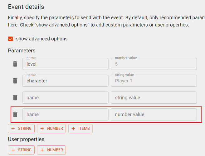 now see a new row added to the screen