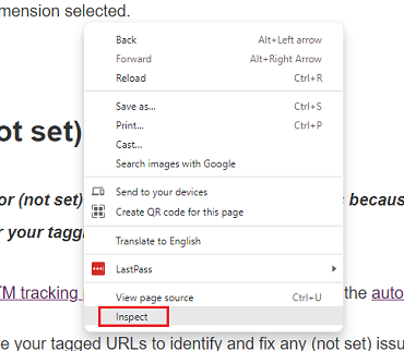Right click on the page 1