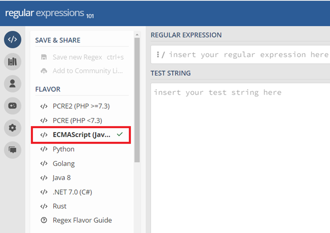 select ‘JavaScript as the flavour