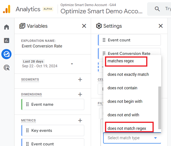 You can use regex while setting up data filters