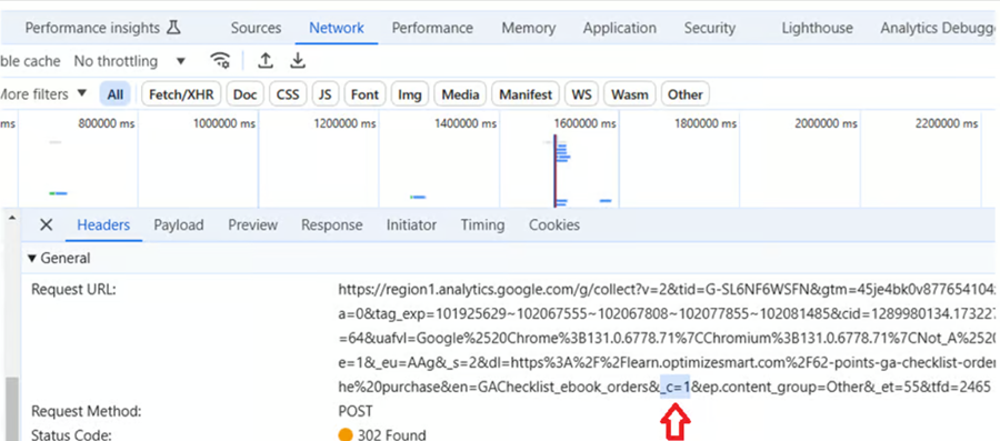 added as a parameter