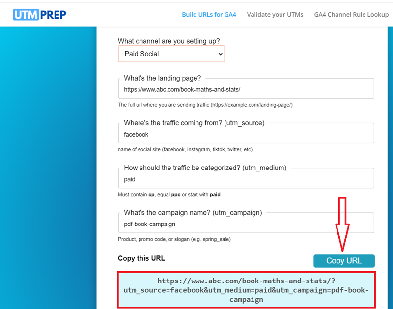 use utmprep.com tool to create UTM parameters that strictly follow the ga4 default channel rules