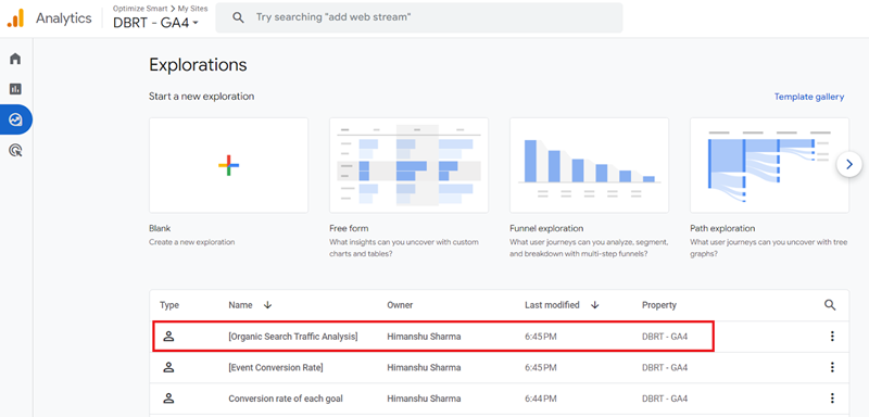 Organic Search Traffic Analysis