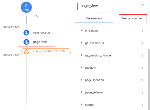debug view report google analytics 4