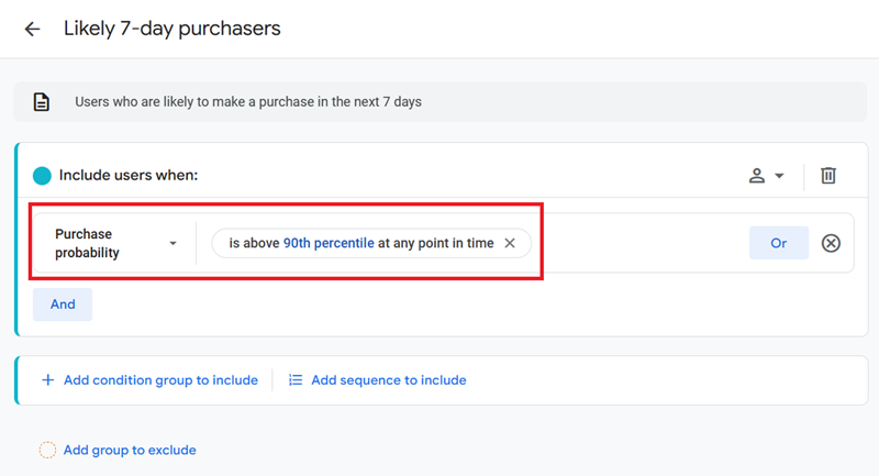 Predictive metrics in Google Analytics 4 1