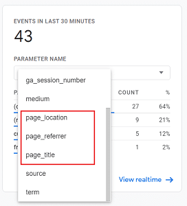 event parameters google analytics 4