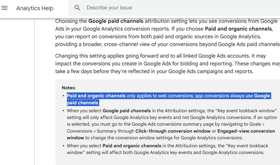 app conversions always use google paid channels 1