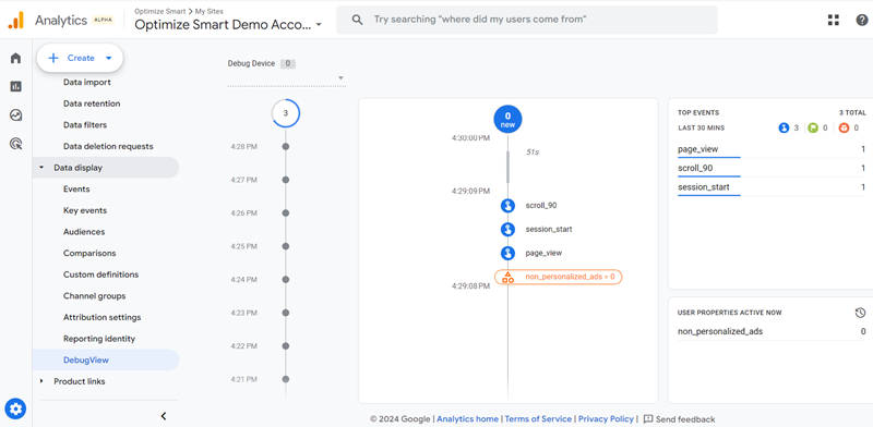 How to use DebugView report in Google Analytics 4 (GA4) 2 monitor debugging events