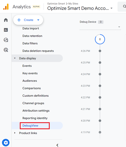 How to use DebugView report in Google Analytics 4 (GA4) 1 debugview ga4