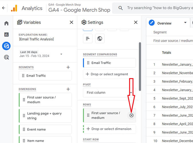 First user source medium