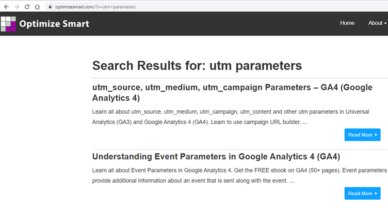 see the search result page