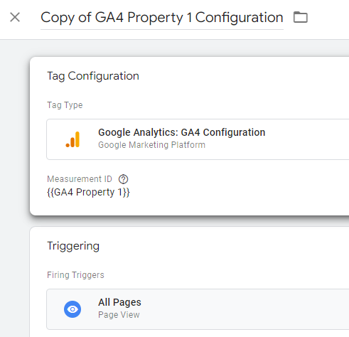 Copy of GA4 Property 1 Configuration