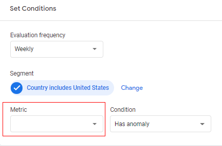 create custom insights metric