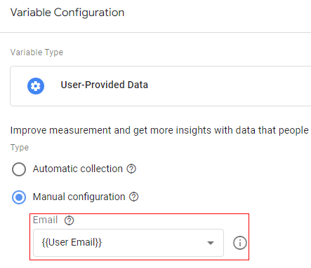 Now click on the drop down under Email