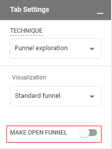 open funnel disabled