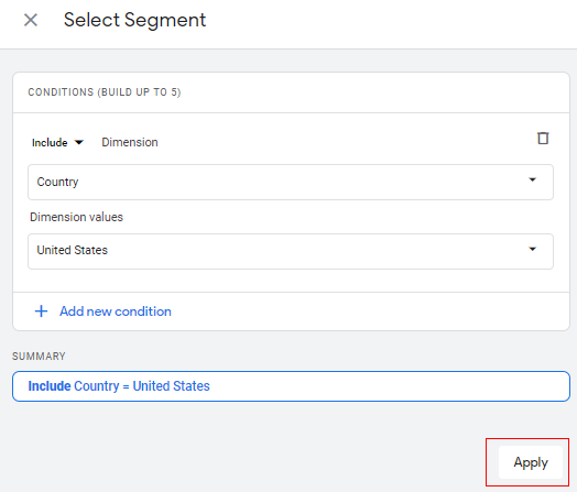 create custom insights apply