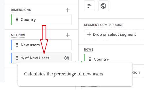 the ‘Description field appears as a help tip