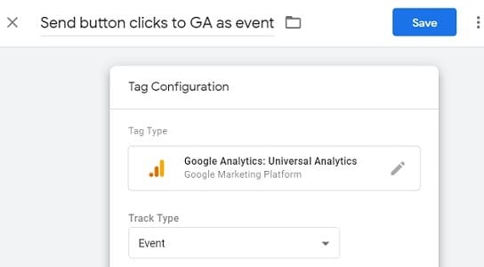 gtm event tracking tag configuration