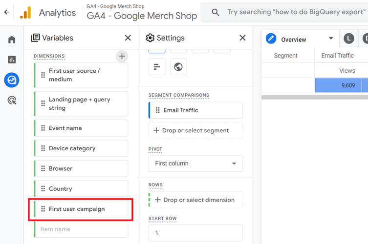 see the new imported dimension