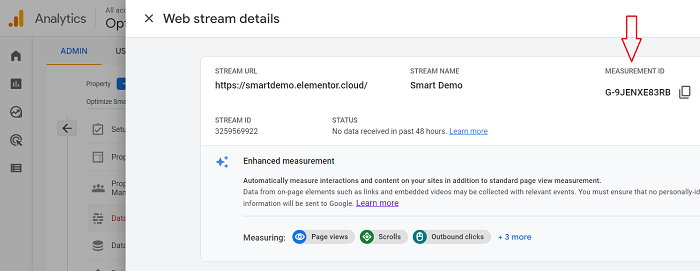 measurement id ga4 2