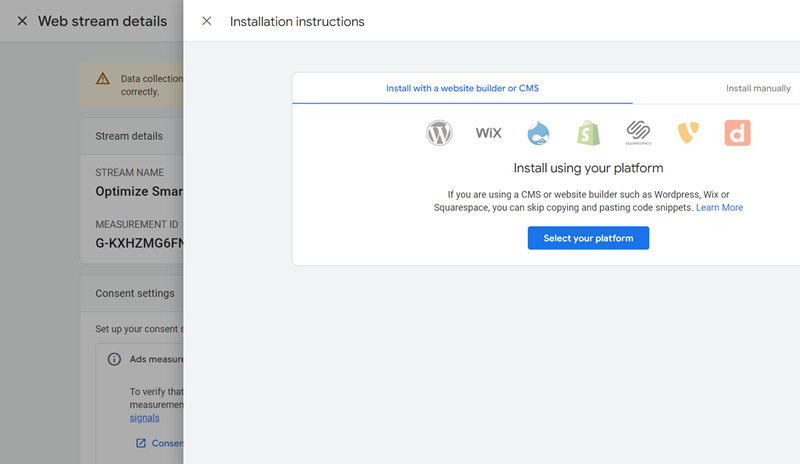 install using your platform