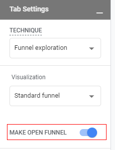 open funnel enabled