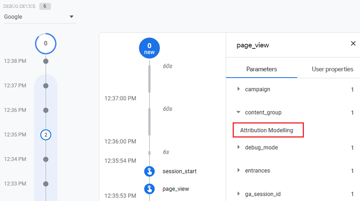 You should now be able to see the value of your content group