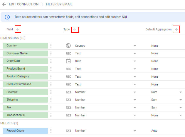 Looker Studio Tutorial with FREE PDF ebook 20 sort