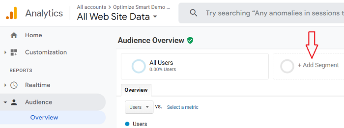 universal analytics segments