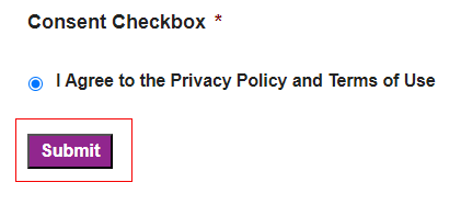 On your website fill out your form and click on Submit